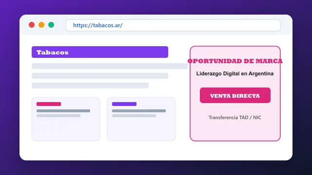 Modelo de aplicación comercial y proyectos digitales para tabacos.ar